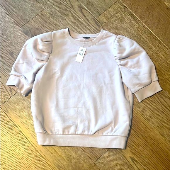 Express Tops - Express Puff Sleeve Sweatshirt